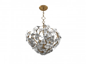 Cobett Lighting Lily 211-47-CE Chandelier 3D मॉडल