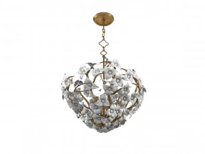 コベット照明 リリー 211-47-CE シャンデリア 3Dモデル