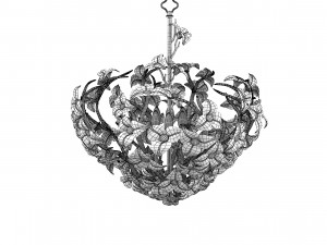 Cobett Lighting Lily 211-47-CE Chandelier 3D मॉडल