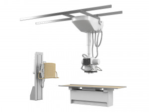 Philips DigitalDiagnost C50 Ceiling Mounted Digital X-Ray System 3D 模型