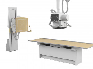 Philips DigitalDiagnost C50 Ceiling Mounted Digital X-Ray System 3D 模型