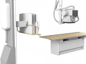 Philips DigitalDiagnost C50 Ceiling Mounted Digital X-Ray System 3D 模型