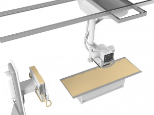 Philips DigitalDiagnost C50 Ceiling Mounted Digital X-Ray System 3D 模型