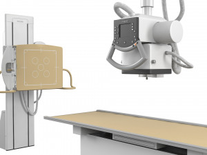 Philips DigitalDiagnost C50 Ceiling Mounted Digital X-Ray System 3D 模型