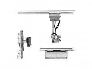 Philips DigitalDiagnost C50 Ceiling Mounted Digital X-Ray System 3D 模型