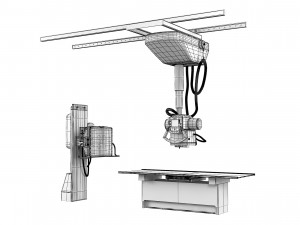 Philips DigitalDiagnost C50 Ceiling Mounted Digital X-Ray System 3D 模型
