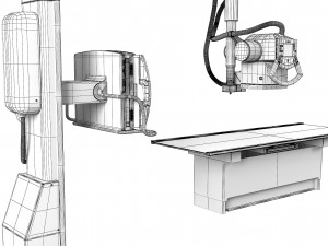 Philips DigitalDiagnost C50 Ceiling Mounted Digital X-Ray System 3D 模型