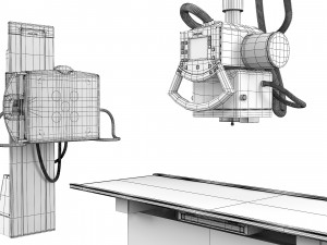 Philips DigitalDiagnost C50 Ceiling Mounted Digital X-Ray System 3D 模型