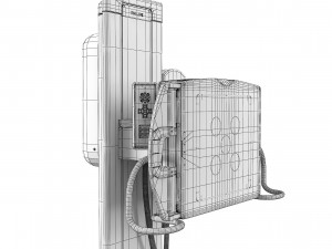 Philips DigitalDiagnost C50 Ceiling Mounted Digital X-Ray System 3D 模型