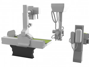 Combidiagnost R90 Medical Radiography Equipment Set 3D Модель