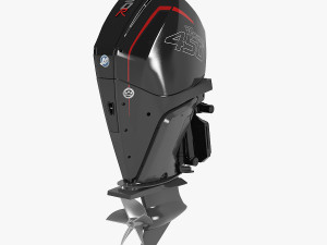 Mercury Racing 450R Boat Engine 3D Модель