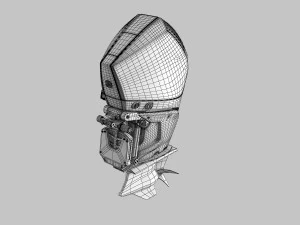 Motor de barco Mercury Racing 450R Modelo 3D