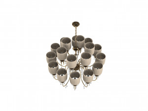 Aiardini 2107 119 Lp Chandelier 3D 模型