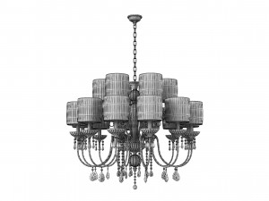 Aiardini 2107 119 Lp Chandelier 3D 模型
