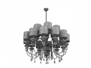 Aiardini 2107 119 Lp Chandelier 3D 模型
