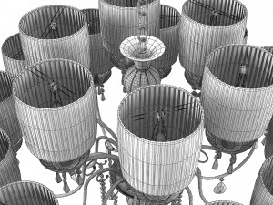 Aiardini 2107 119 Lp Chandelier 3D 模型