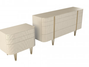 Caracole Love at First Sight True Love modern contemporary art dco Sideboards Set 3D-Modell