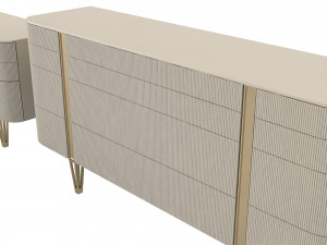 Caracole Love at First Sight True Love modern contemporary art dco Sideboards Set 3D-Modell