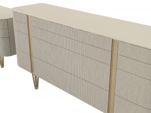 Caracole Love at First Sight True Love modern contemporary art dco Sideboards Set 3D Model