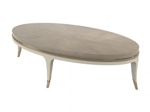 Caracole front and Center coffee oval table Modelo 3D