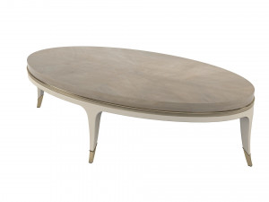 Caracole front and Center coffee oval table 3Dモデル