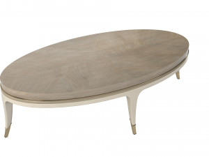 Caracole front and Center coffee oval table 3Dモデル