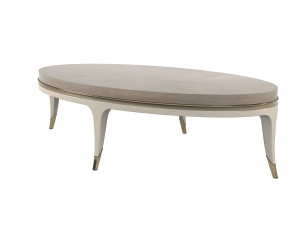 Caracole front and Center coffee oval table 3Dモデル