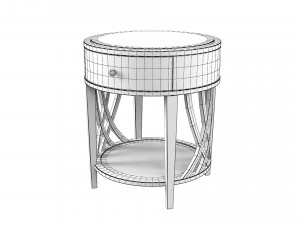 Caracole Adela End table c011-016-411 Modelo 3D