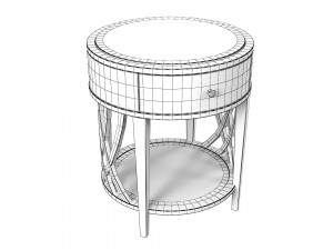 Caracole Adela End table c011-016-411 Modelo 3D
