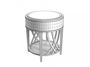 Caracole Adela End table c011-016-411 Modelo 3D