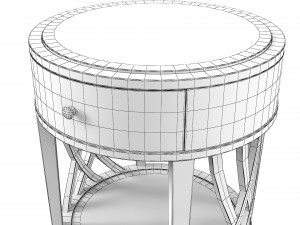 Caracole Adela End table c011-016-411 Modelo 3D