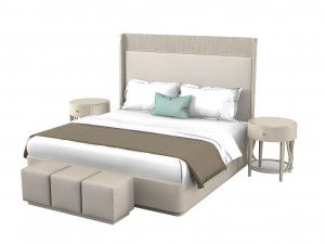 Caracole Fall in love bedroom set Modelo 3D