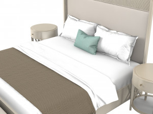 Caracole Fall in love bedroom set 3Dモデル