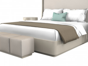 Caracole Fall in love bedroom set 3Dモデル