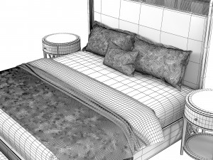 Caracole Fall in love bedroom set 3Dモデル