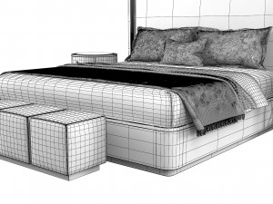 Caracole Fall in love bedroom set 3Dモデル