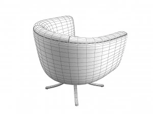 Silla Caracole Twirl Aroundi UPH-017-0311-A Modelo 3D