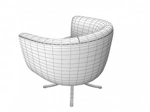 Caracole Twirl Aroundi UPH-017-0311-A Chair 3D 模型