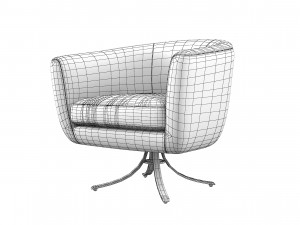 Caracole Twirl Aroundi UPH-017-0311-A Chair 3D 模型