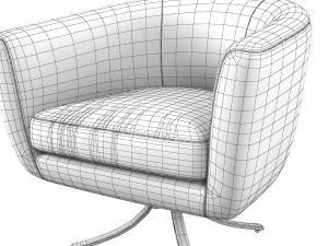 Caracole Twirl Aroundi UPH-017-0311-A Chair 3D 模型