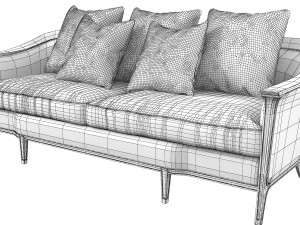 Caracole Eaves Drop 419-111-A Sofa 3D-Modell