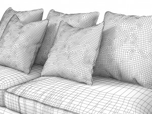 Caracole Eaves Drop 419-111-A Sofa 3D-Modell