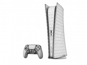 Playstation 5 Without A Disc Drive 3D Модель