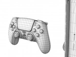 Playstation 5 Without A Disc Drive 3D Model