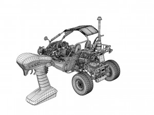 Rc Toy Buggy Car 3D Модель