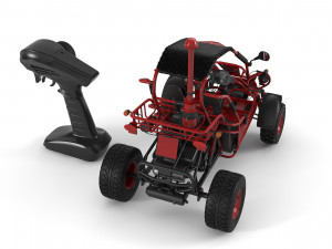Rc Toy Buggy Car 3D Модель
