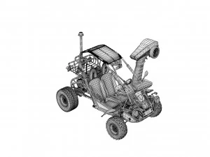 Rc Toy Buggy Car 3D Model