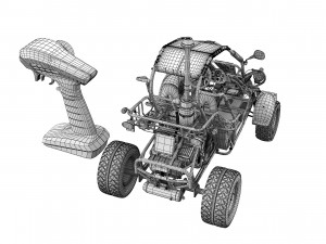 Rc Toy Buggy Car 3D Модель