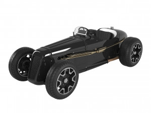 1930 Austin Seven Special Monoposto Roadster Car 3D Модель