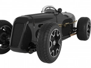 1930 Austin Seven Special Monoposto Roadster Car Model 3D